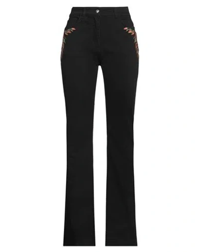 Etro Woman Jeans Black Size 28 Cotton, Elastane, Polyester