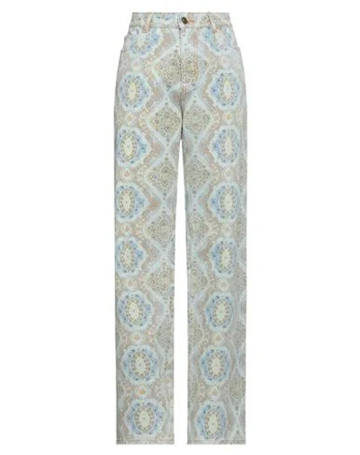 Etro Man Jeans Blue Size 30 Cotton