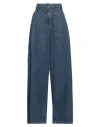 Etro High-rise Wide-leg Cargo Jeans In Blue