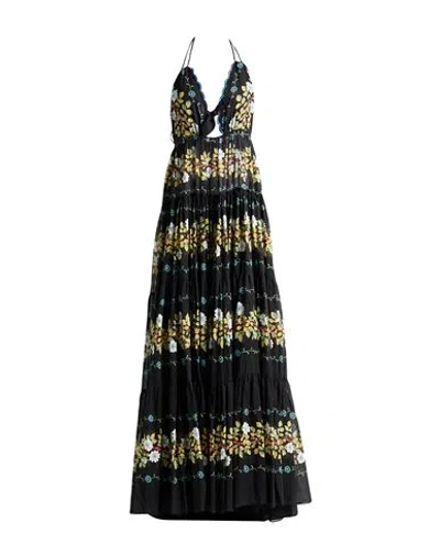 Etro Woman Maxi Dress Black Size 2 Cotton