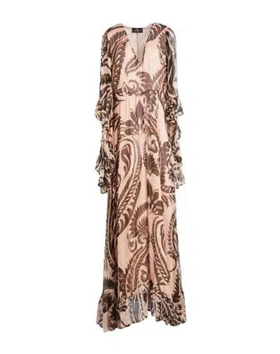 Etro Woman Maxi Dress Blush Size 12 Silk In Pink