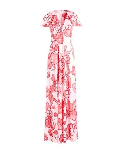 Etro Woman Maxi Dress Coral Size 0 Polyester In Red