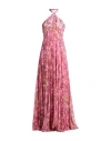 Etro Woman Maxi Dress Pink Size 8 Silk, Viscose