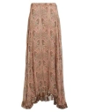 Etro Printed Paisley Chiffon Maxi Skirt In Beige