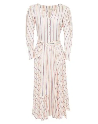 Etro Woman Midi Dress Pastel Pink Size 8 Silk