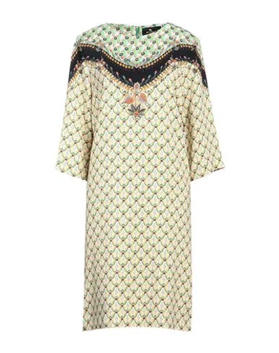 ETRO ETRO WOMAN MIDI DRESS BEIGE SIZE 12 VISCOSE, ELASTANE