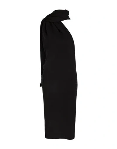 Etro Woman Midi Dress Black Size 8 Wool, Viscose, Cashmere