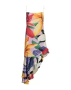 Shop Etro Woman Midi Dress Lilac Size 10 Silk In Purple