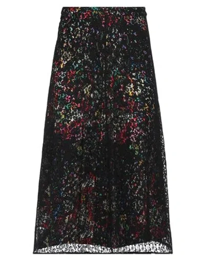 Etro Woman Midi Skirt Black Size 2 Cotton, Viscose, Polyamide
