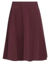 Etro Woman Midi Skirt Plum Size 2 Cotton, Elastane In Purple