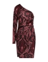 Etro Woman Midi Dress Burgundy Size 6 Polyamide, Elastane In Red