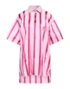 Etro Embroidered Striped Cotton And Silk-blend Jacquard Shirt In Pink