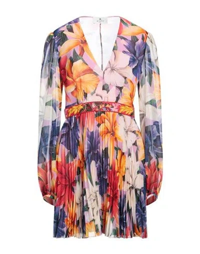 Etro Woman Mini Dress Light Purple Size 6 Polyester