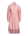Etro Woman Short Dress Pink Size 12 Cotton In Pink