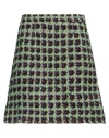 Etro Woman Mini Skirt Lime Green Size 8 Wool, Textile Fibers, Mohair Wool, Cotton, Alpaca Wool In Green