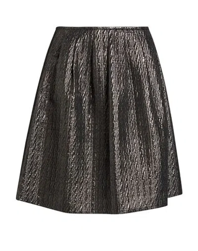 Etro Woman Mini Skirt Dark Brown Size 4 Polyester, Wool, Acrylic, Viscose