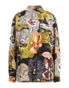 Etro Woman Overcoat Silver Size 4 Linen In Beige
