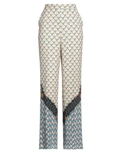 Etro Woman Pants Beige Size 10 Viscose, Elastane