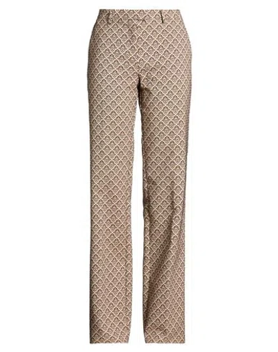 Etro Woman Pants Beige Size 8 Cotton, Polyester, Nylon, Elastane In White