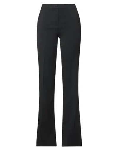 Etro Woman Pants Black Size 2 Virgin Wool, Elastane