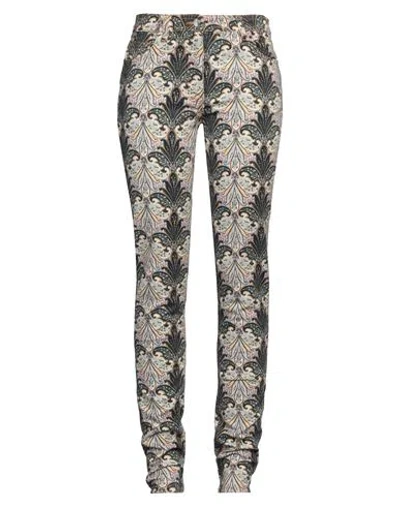 Etro Woman Pants Black Size 28 Cotton, Elastane