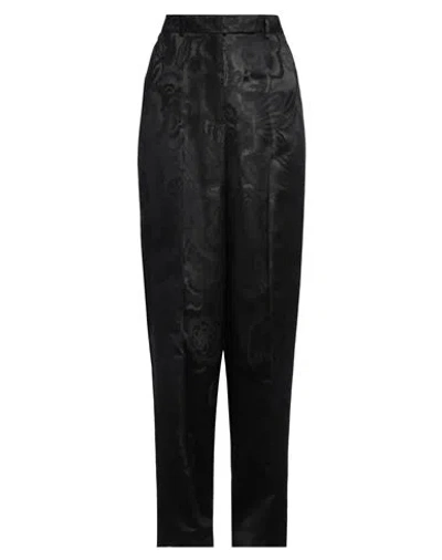 ETRO ETRO WOMAN PANTS BLACK SIZE 4 VISCOSE, SILK, POLYAMIDE