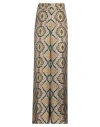 Etro Wide-leg Trousers With Floral-geometry Pattern In Brown