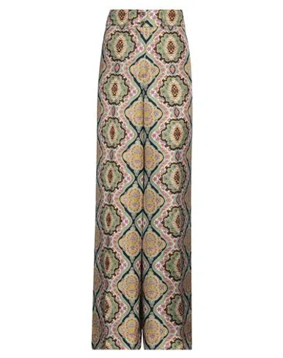 ETRO ETRO WOMAN PANTS BLACK SIZE 8 SILK