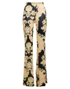 Etro Print Viscose Trousers In Black