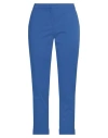Etro Woman Pants Blue Size 8 Cotton, Elastane