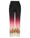 Etro Lucy Ethnic Print Silk Trousers In Pink,multicolor