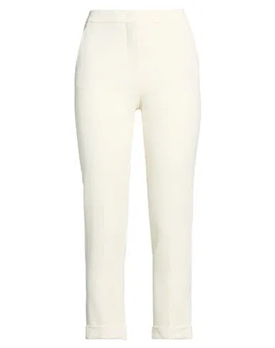 Etro Woman Pants Cream Size 10 Viscose, Acetate, Elastane In White
