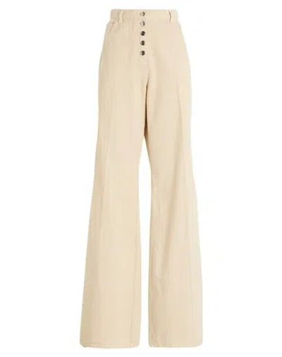 Etro Woman Pants Cream Size 32 Cotton
