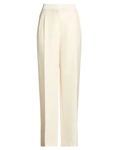 Etro Woman Pants Cream Size 8 Cotton, Wool, Silk, Polyester In Yellow