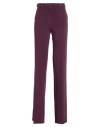 Etro Woman Pants Deep Purple Size 12 Wool In Purple
