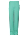 Etro Woman Pants Green Size 8 Wool, Silk, Linen
