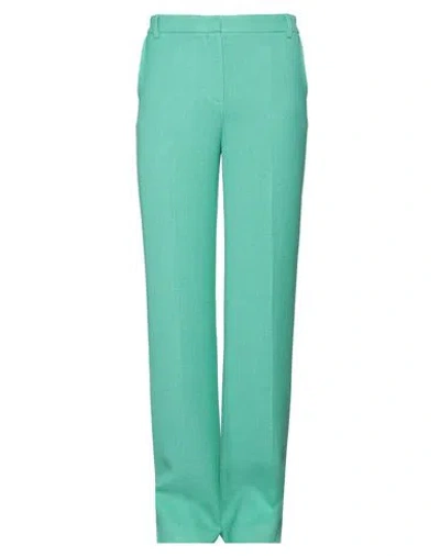 Etro Woman Pants Green Size 8 Wool, Silk, Linen