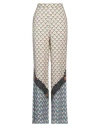 Etro Graphic-print Straight-leg Trousers In White