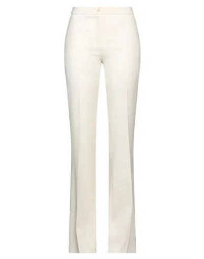 Etro Woman Pants Ivory Size 4 Virgin Wool, Elastane In White