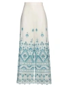 Etro Embroidered-detail Cotton Trousers In White