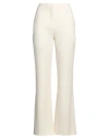 Etro Woman Pants Ivory Size 6 Viscose, Acetate, Elastane In White