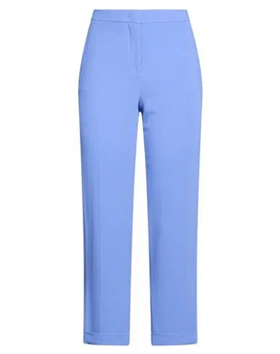 Etro Woman Pants Light Blue Size 0 Viscose, Acetate, Elastane