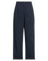 Etro Woman Pants Midnight Blue Size 10 Cotton