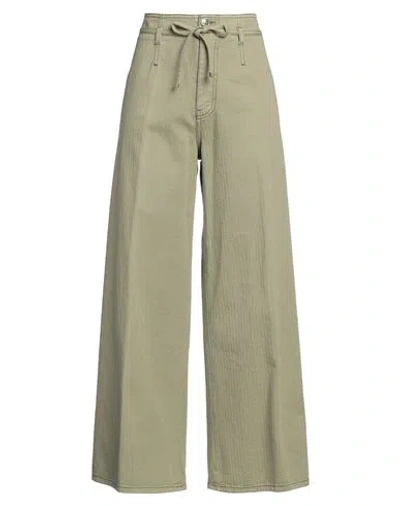 ETRO ETRO WOMAN PANTS MILITARY GREEN SIZE 26 COTTON