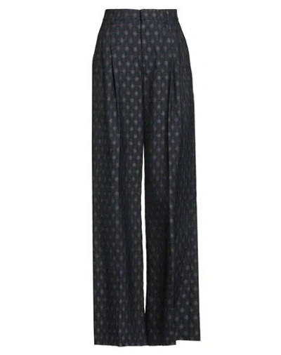 Etro Woman Pants Navy Size 8 Wool, Cotton