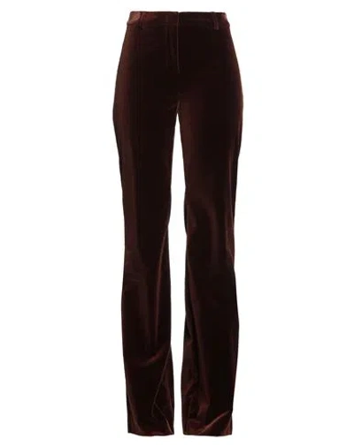 Etro Woman Pants Rust Size 10 Cotton, Elastane