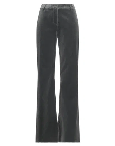 Etro Woman Pants Slate Blue Size 10 Cotton, Elastane