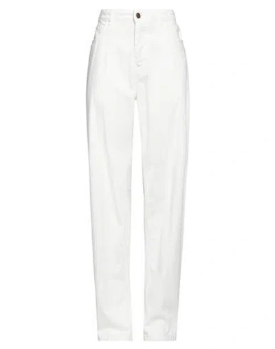 Etro Woman Pants White Size 27 Cotton