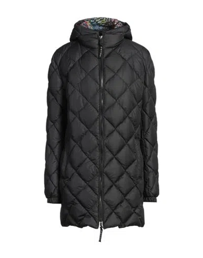 Etro Woman Puffer Black Size 12 Polyester