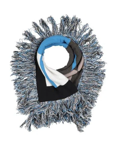 Etro Woman Scarf Azure Size - Wool In Blue